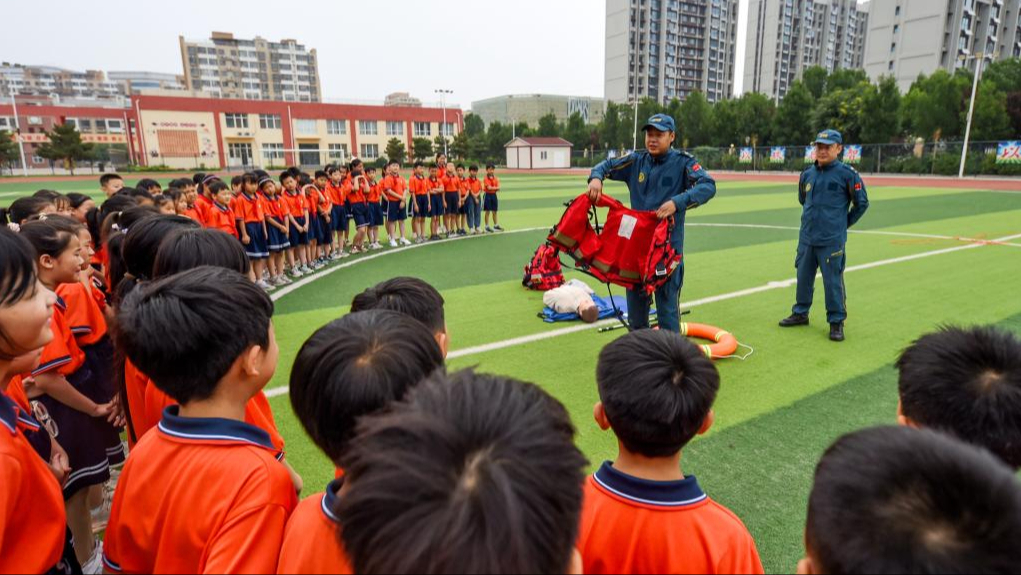 河北邱县：防溺水 迎暑假