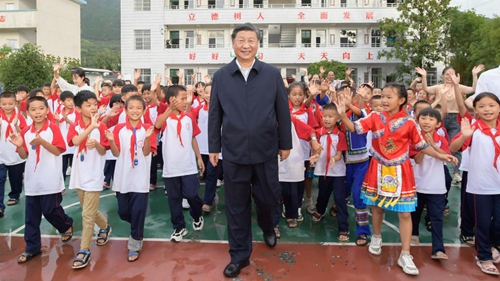 习爷爷的暖心祝福